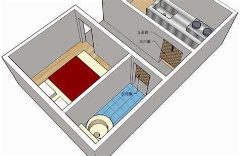 廁所對廚房|廁所門開於廚房內